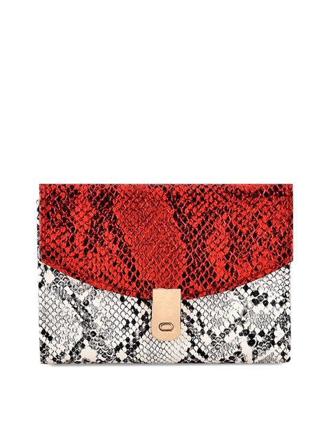 

Lychee bags Women White & Red Printed Wallet