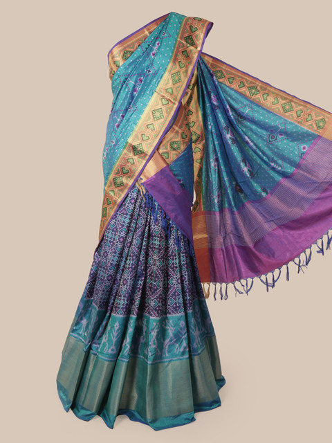 

Pothys Multicoloured Woven Design Art Silk Saree, Multi