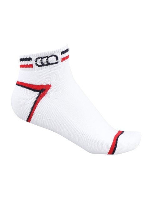 

Ajile by Pantaloons Men White Solid Ankle-Length Socks