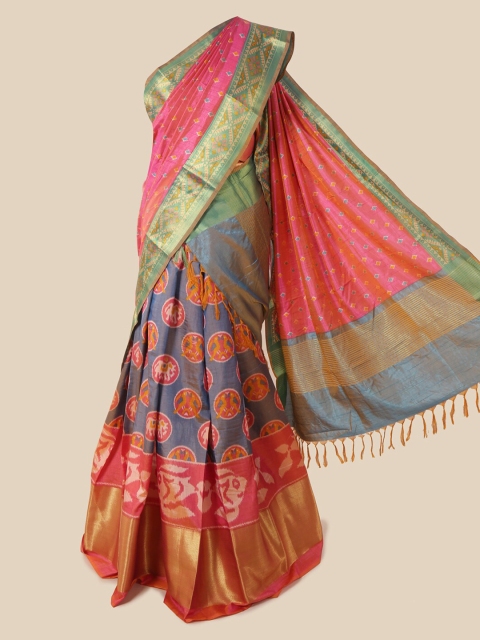 

Pothys Multicoloured Woven Design Art Silk Saree, Multi