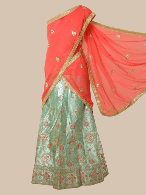 

Pothys Coral Embroidered Saree
