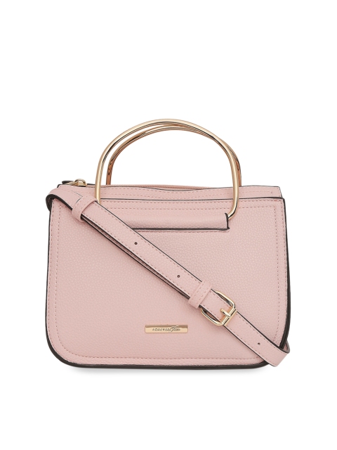 

Forever Glam by Pantaloons Pink Solid Handheld Bag