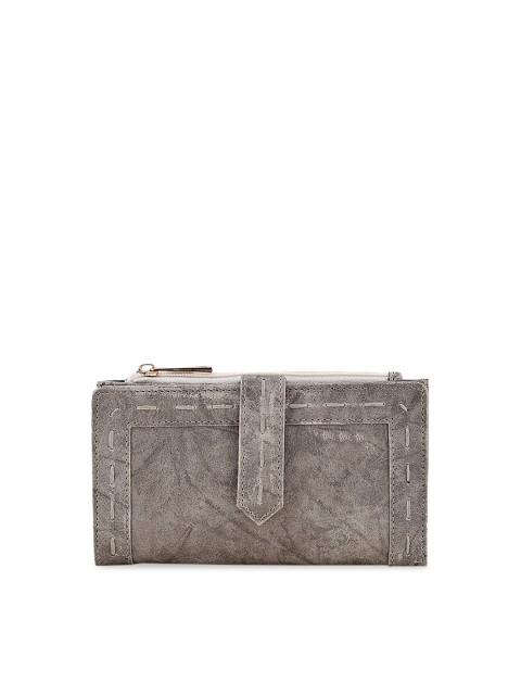 

Lychee bags Grey Solid Sling Bag