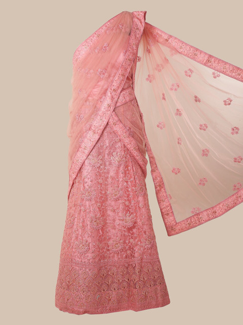 

Pothys Pink Embroidered Saree