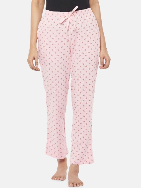 

Dreamz by Pantaloons Women Pink Printed Lounge Pants