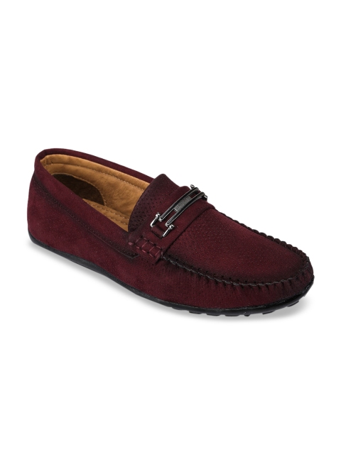 

TRASE Boys Maroon Horsebit Loafers