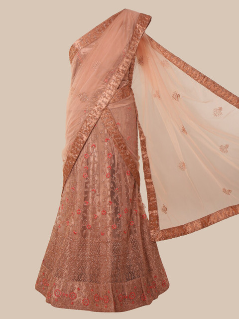 

Pothys Beige Solid Saree