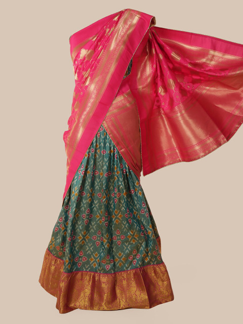 

Pothys Pink Woven Design Banarasi Saree