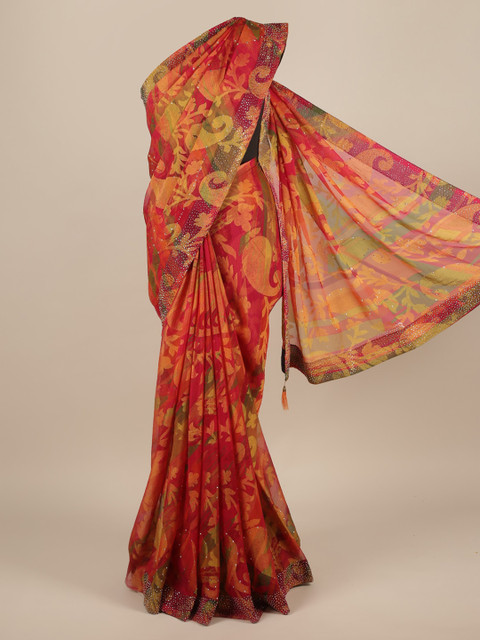 

Pothys Pink Woven Design Saree