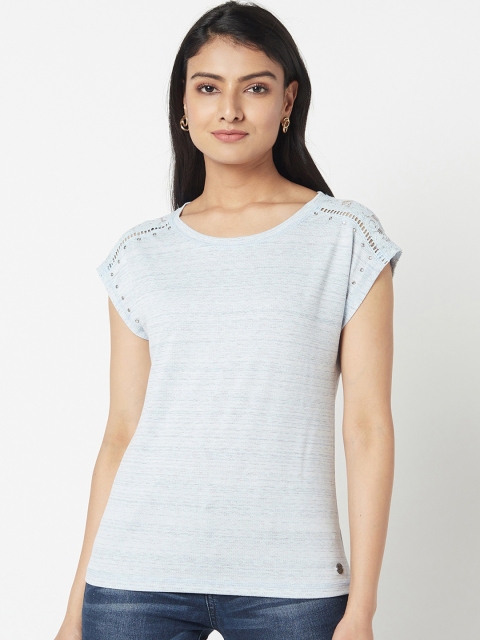 

Miss Grace Blue Regular Top