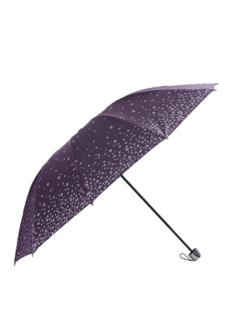 

LOOM LEGACY Unisex Purple & White Floral Umbrella