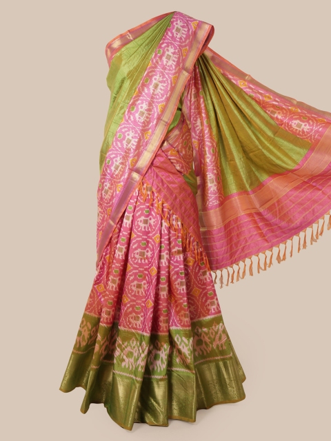 

Pothys Multicoloured Printed Art Silk Saree, Multi