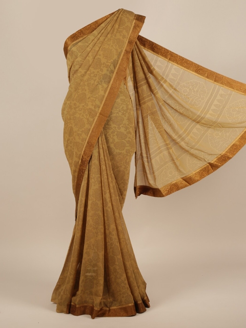 

Pothys Beige Floral Saree