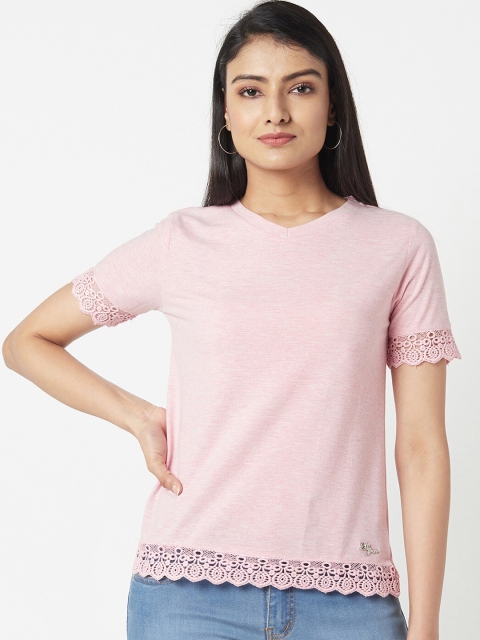 

Miss Grace Pink Regular Cotton Top