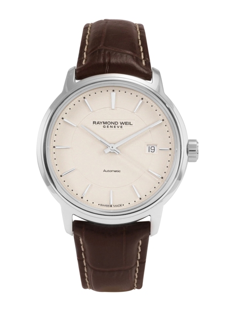 

Raymond Weil Men Beige Analogue Watch 2237-STC-65011