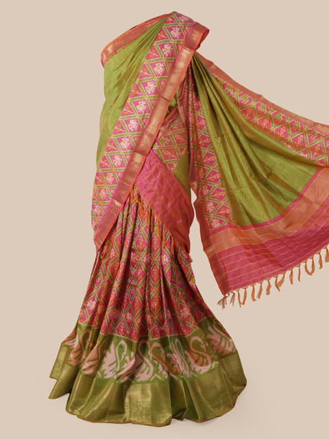 

Pothys Multicoloured Printed Art Silk Saree, Multi