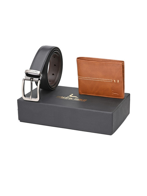 

Pacific Gold Men Black & Brown Accessory Gift Set