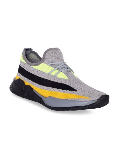 

AVAENS Men Grey Colourblocked Sneakers Casual Shoes