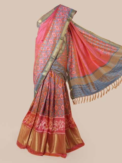 

Pothys Multicoloured Woven Design Saree, Multi