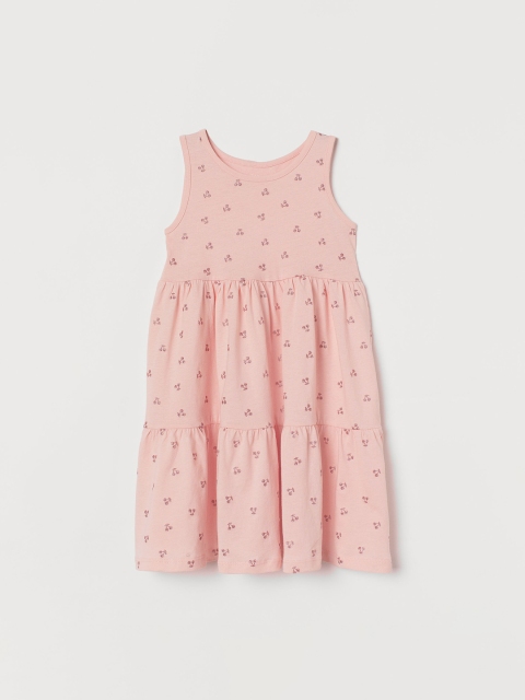 H&M Girls Pink Jersey Dress