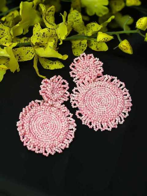 

Bellofox Pink Contemporary Drop Earrings