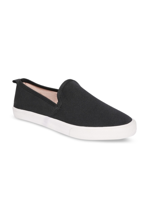 

Forever Glam by Pantaloons Women Black Slip-On Sneakers