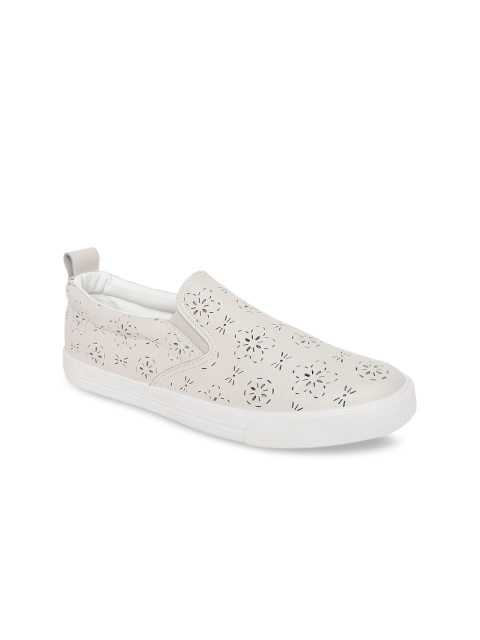 

Forever Glam by Pantaloons Women Beige Slip-On Sneakers