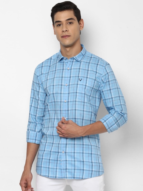 

Allen Solly Sport Men Blue Regular Fit Checked Casual Shirt
