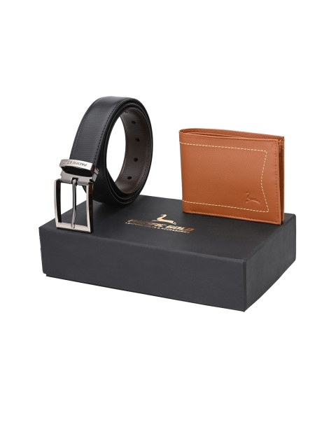 

Pacific Gold Men Black & Brown Accessory Gift Set