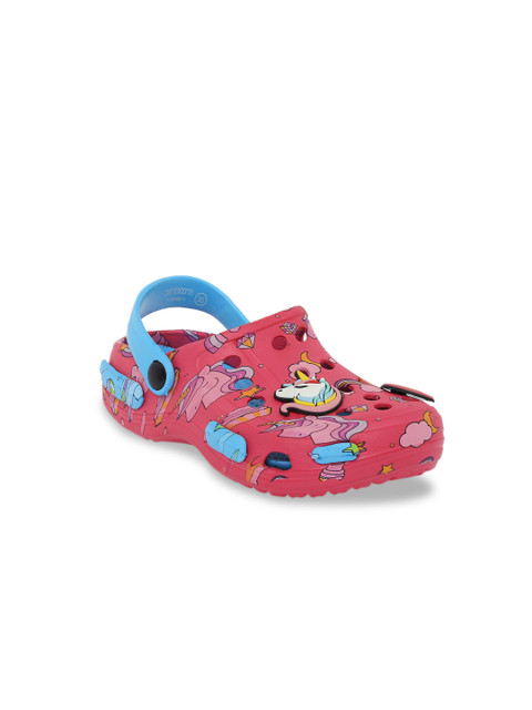 

Pantaloons Junior Girls Pink Printed Clogs