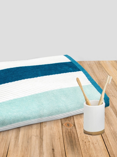 

St Cloud Blue & White Striped 450 GSM Bath Towel