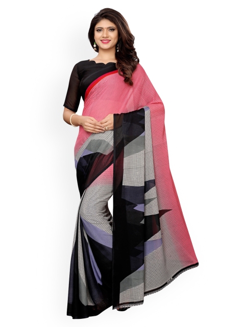 

KALINI Multicoloured Printed Pure Georgette Saree, Multi