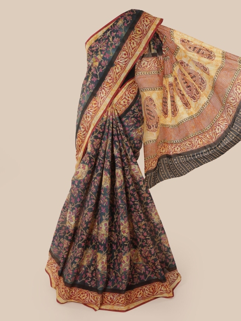 

Pothys Multicoloured Printed Pure Cotton Saree, Multi