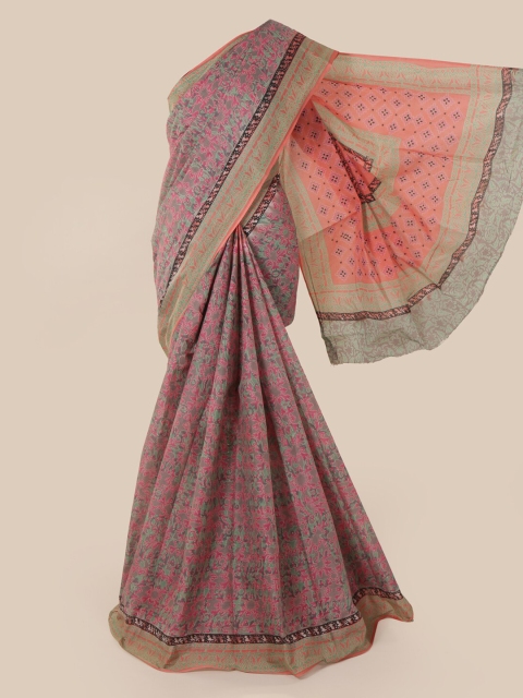 

Pothys Pink Printed Pure Cotton Saree