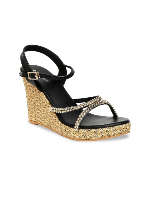 

CHINI C Women Beige Embellished Sandals