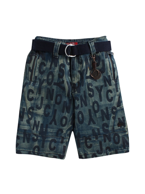 

Noddy Boys Black Printed Regular Fit Regular Shorts