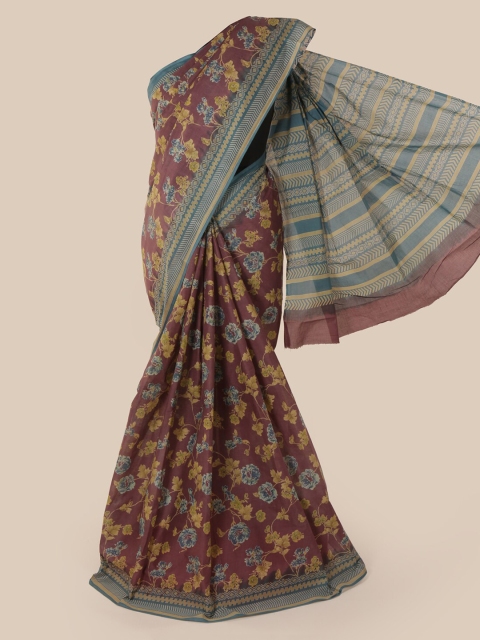 

Pothys Purple Printed Pure Cotton Saree
