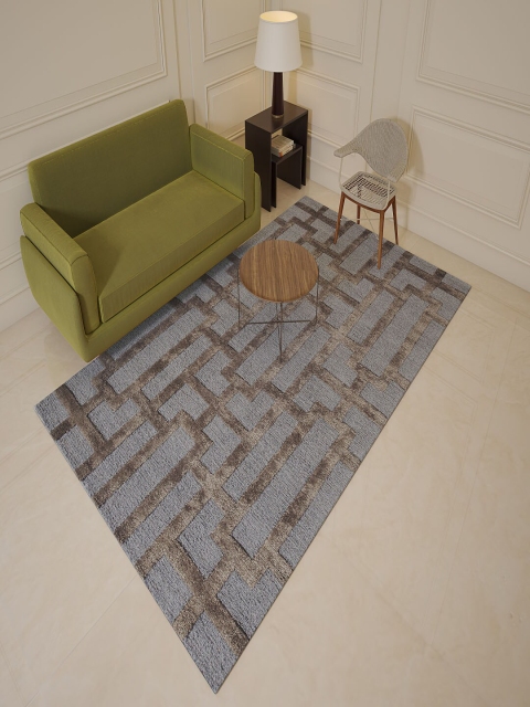 

Jaipur Rugs Brown & Grey Jaipur Rugs Hand Tufted Anti-Skid Carpet