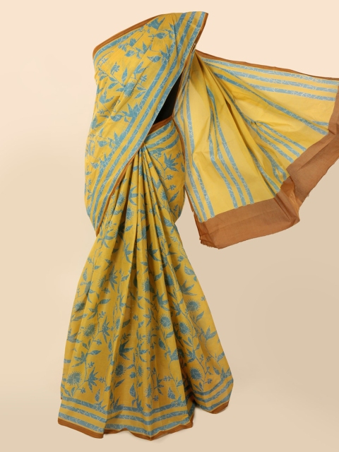 

Pothys Yellow Woven Design Saree