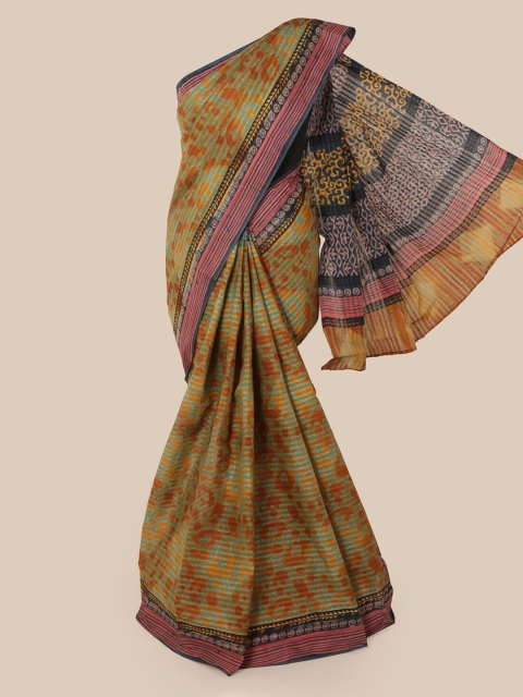 

Pothys Green Printed Pure Cotton Saree