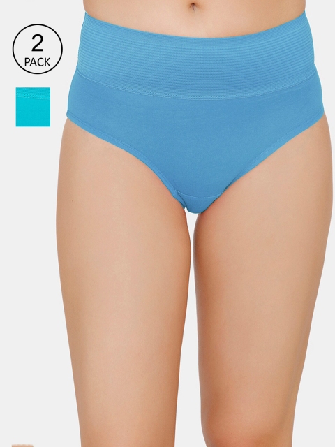 

Zivame Women Pack Of 2 Assorted Cotton Hipster Briefs ZI2610COREJDAST