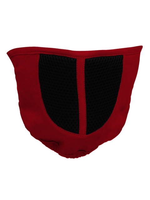 

Blacksmith Unisex Red Solid 6-Ply Reusable Cotton Half Face Cloth Mask