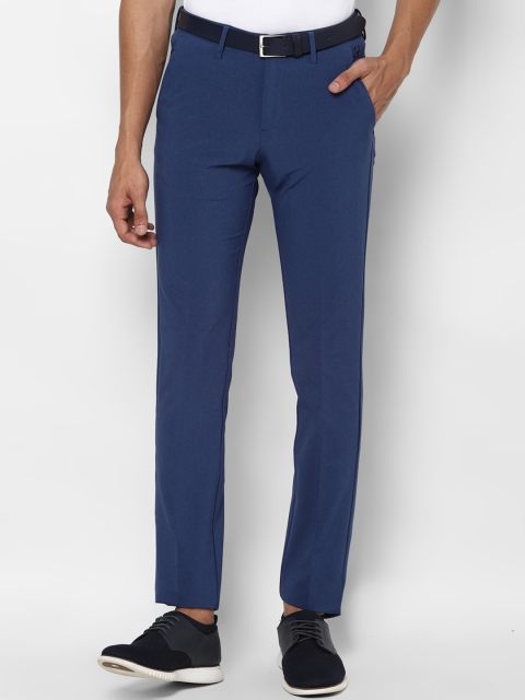 

Allen Solly Men Navy Blue Slim Fit Solid Regular Trousers