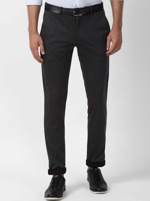 

Louis Philippe Sport Men Black Slim Fit Solid Regular Trousers