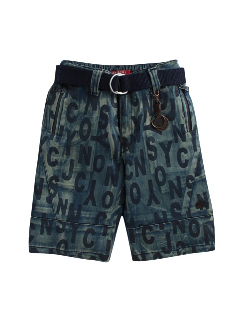 

Noddy Boys Black Printed Regular Fit Regular Shorts