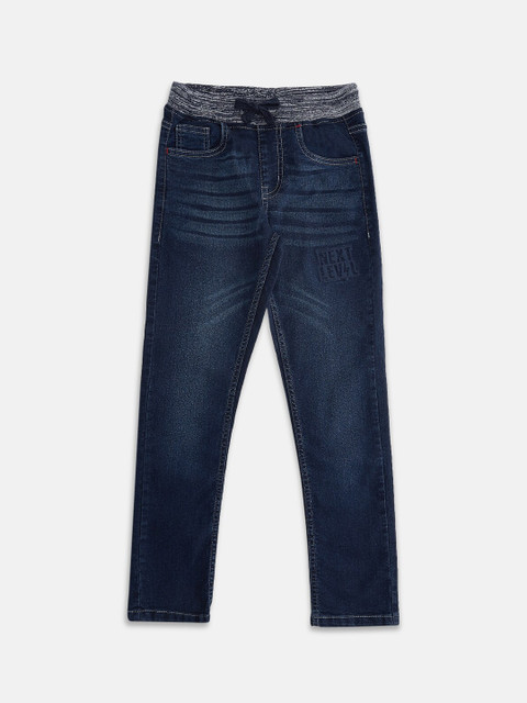 

Pantaloons Junior Boys Blue Tapered Fit Jeans