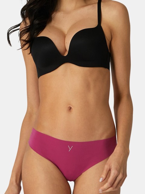 

YAMAMAY Women Purple Solid Bikini Briefs IBND141002