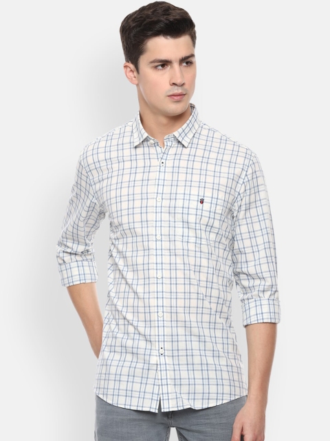 

Louis Philippe Sport Men White Slim Fit Checked Casual Shirt