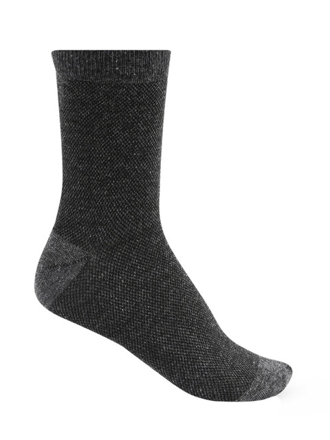

RICHARD PARKER by Pantaloons Men Charcoal Grey Solid Calf-Length Socks