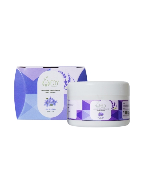 

FOY Naturals Lavender & Sweet Almond Body Yoghurt For Dry Skin - 200 g, Purple